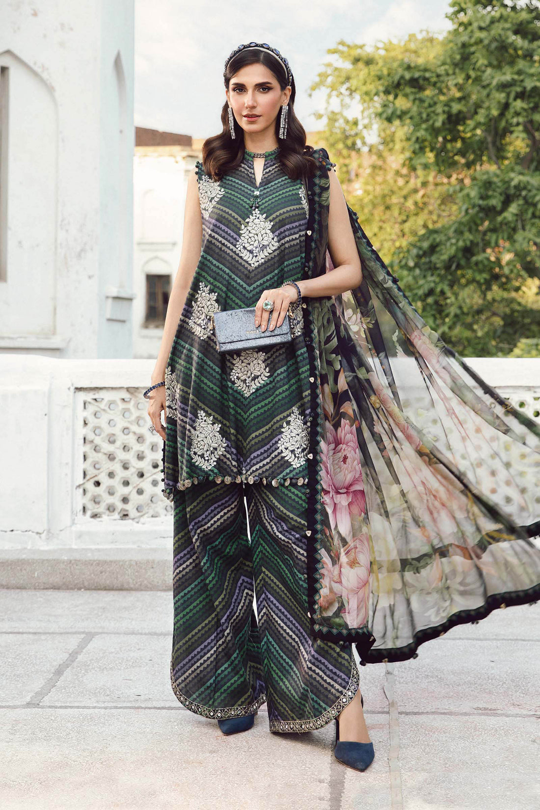 Maria B | M Prints Winter 25 |  MPT-2705-A - House Of Hania