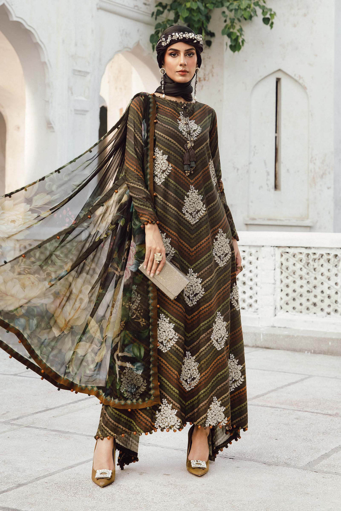 Maria B | M Prints Winter 25 |  MPT-2705-B - House Of Hania