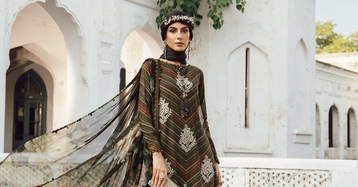 Maria B | M Prints Winter 25 |  MPT-2705-B - House Of Hania