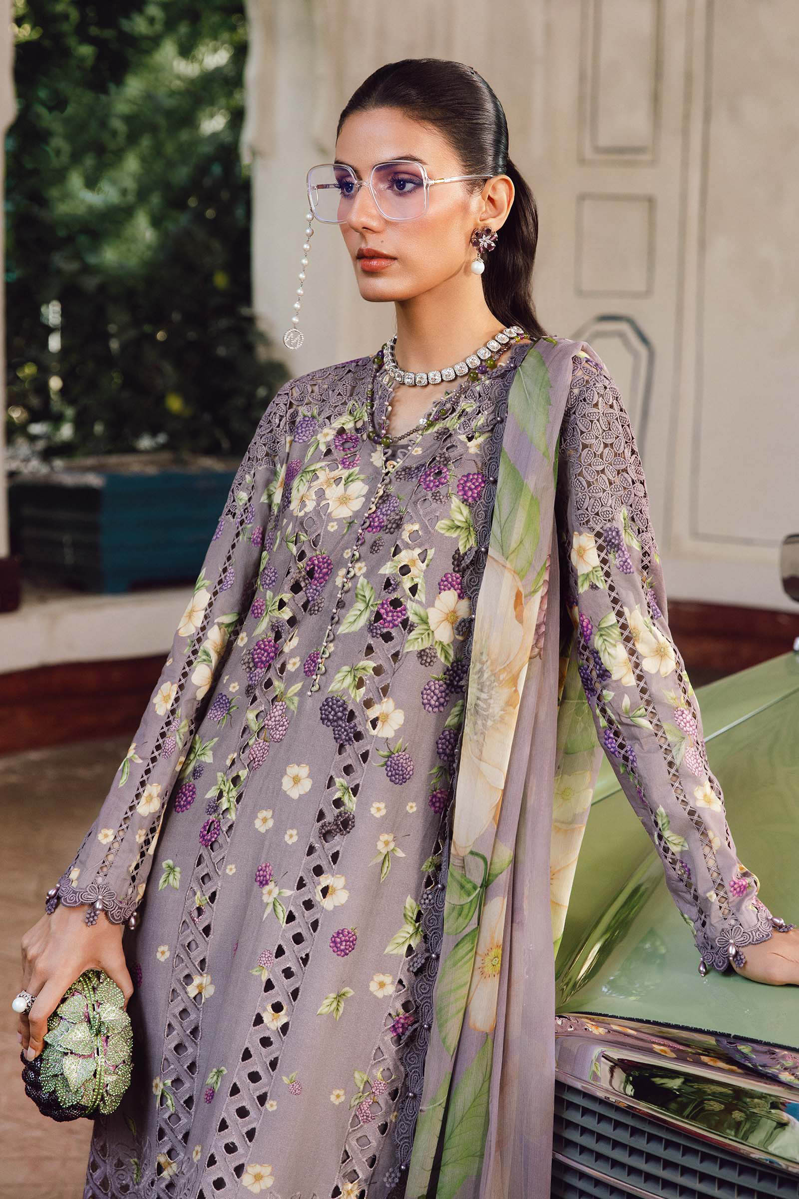 Maria B | M Prints Winter 25 |  MPT-2706-B - House Of Hania