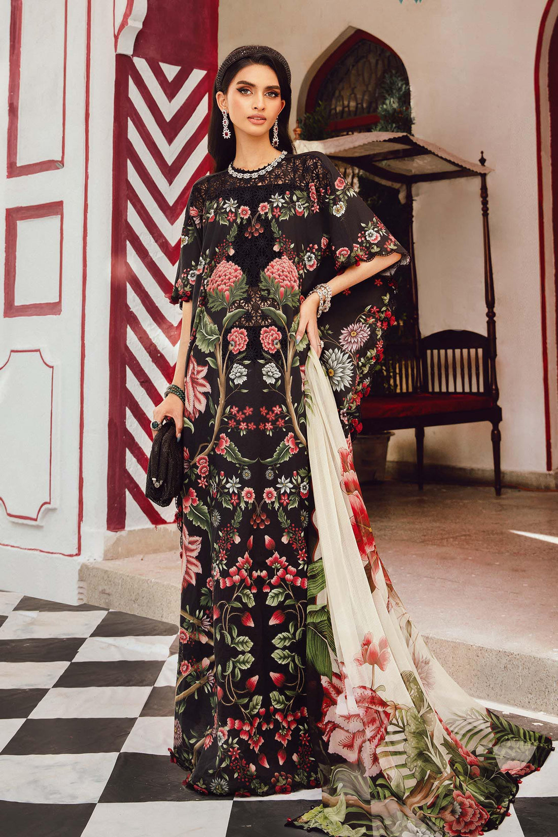 Maria B | M Prints Winter 25 |  MPT-2709-B - House Of Hania