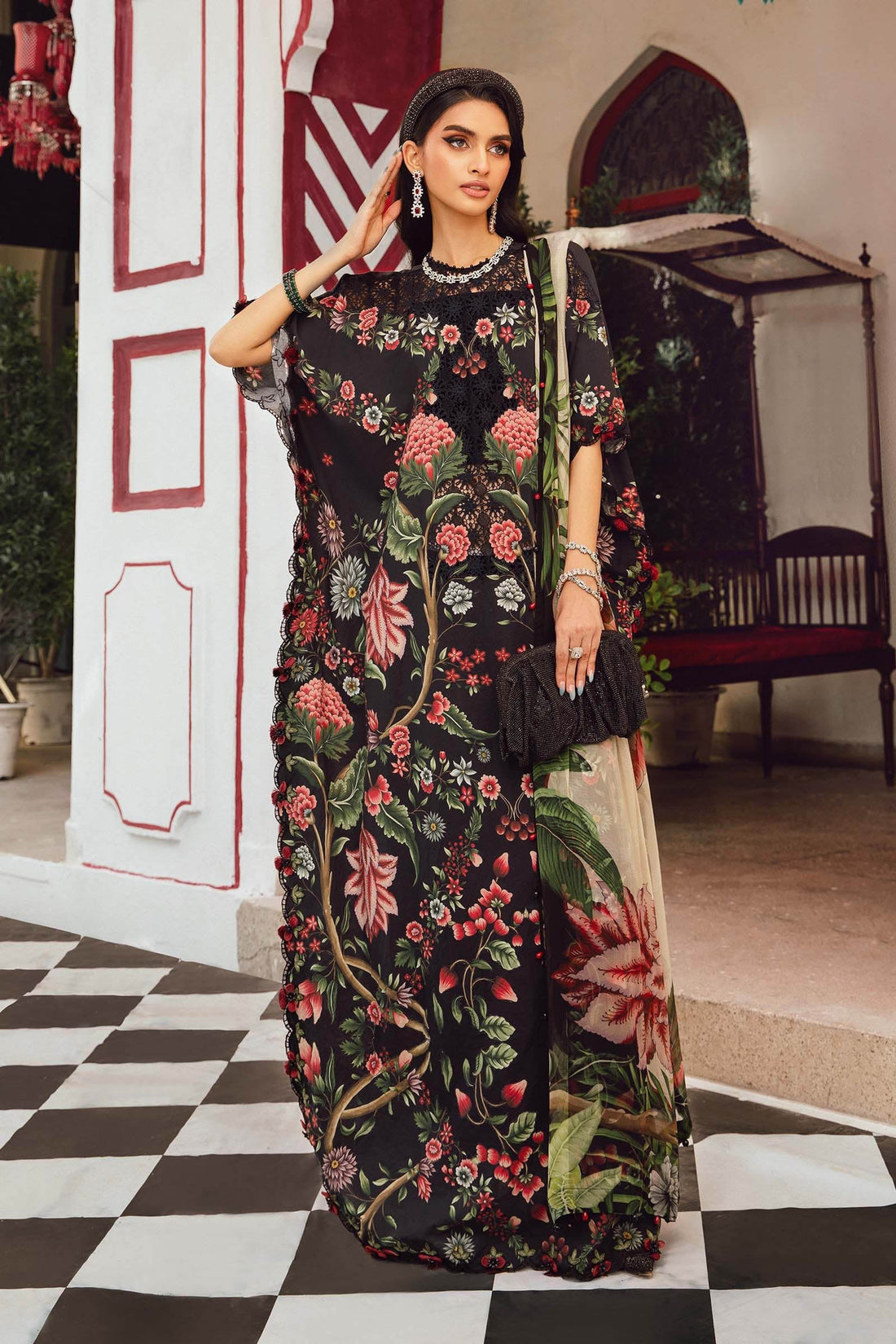 Maria B | M Prints Winter 25 |  MPT-2709-B - House Of Hania