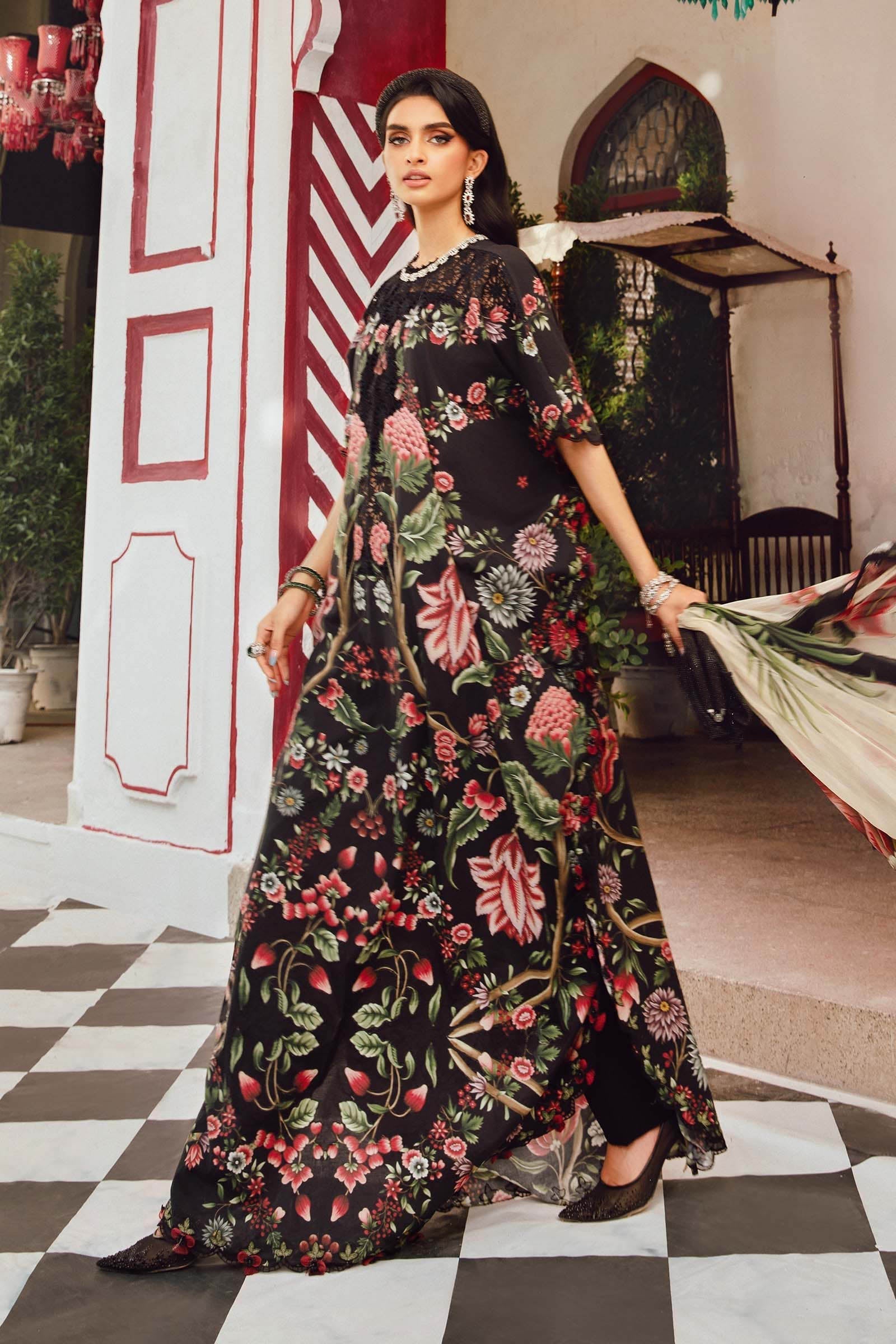 Maria B | M Prints Winter 25 |  MPT-2709-B - House Of Hania