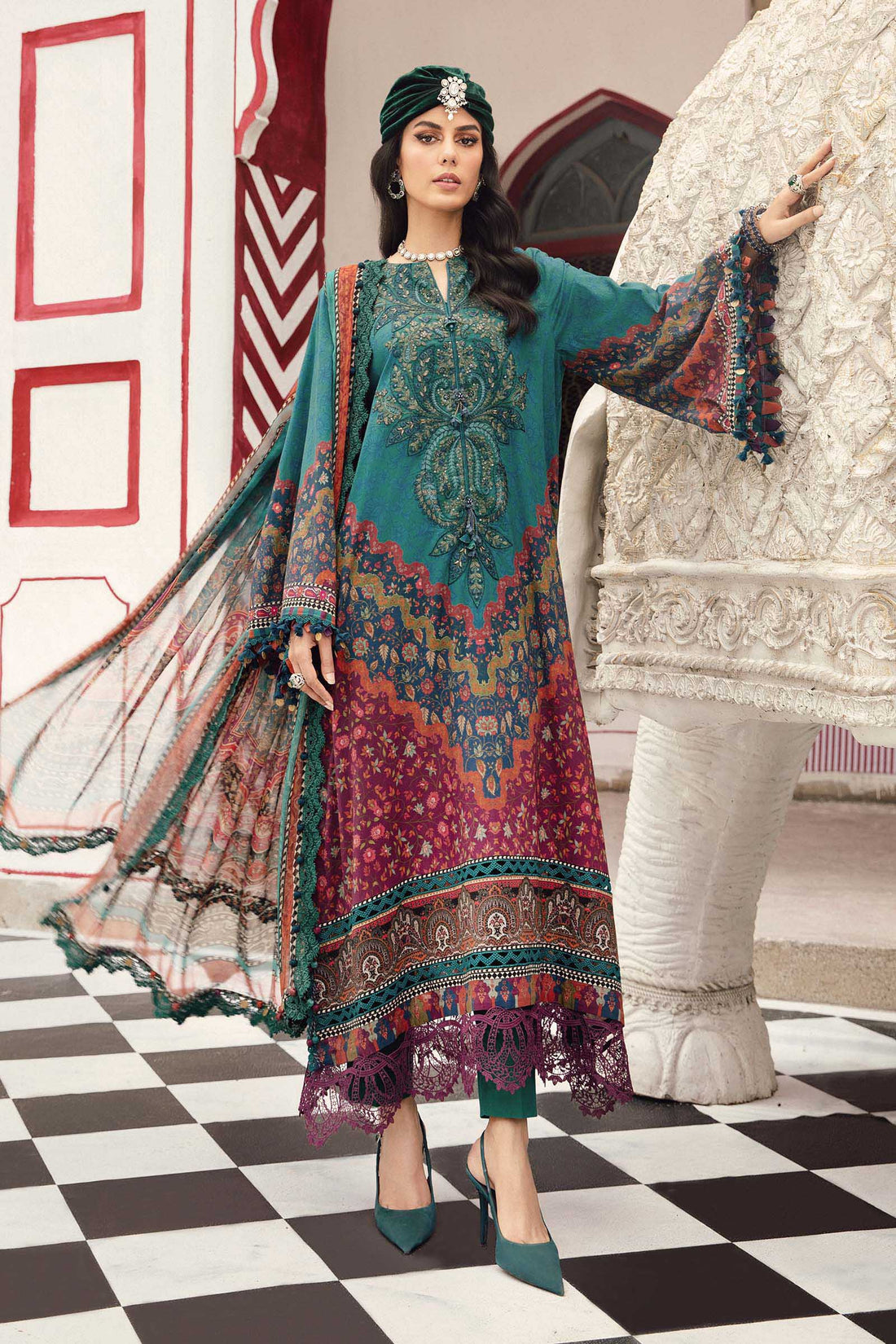 Maria B | M Prints Winter 25 | MPT-2710-B - House Of Hania