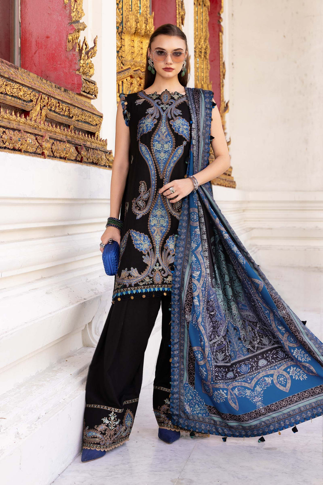 Maria B | M Prints Winter 25 | MPT-2806-B - House Of Hania