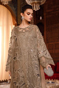 Maria .B MBROIDERED – Coffee (BD-2501) - House Of Hania