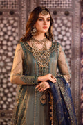 Maria.B MBROIDERED – Peacock Shades (BD-2508) - House Of Hania