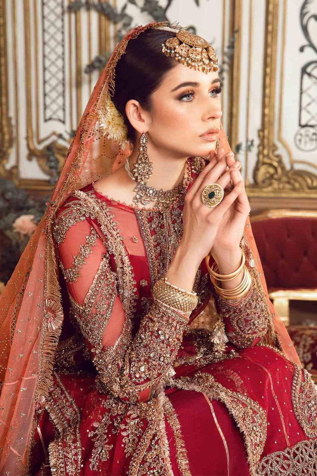 Maria B - Maroon BD-2708 - House Of Hania