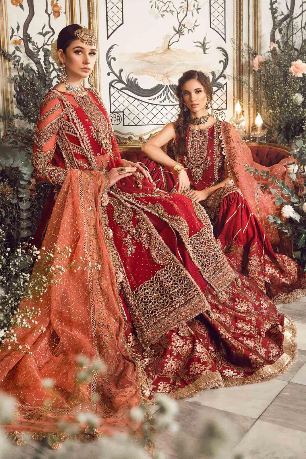Maria B - Maroon BD-2708 - House Of Hania