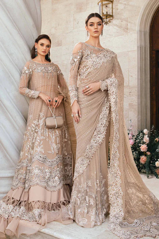 Maria B | Mbroidered Fabrics 2024 | BD-2801 - House Of Hania