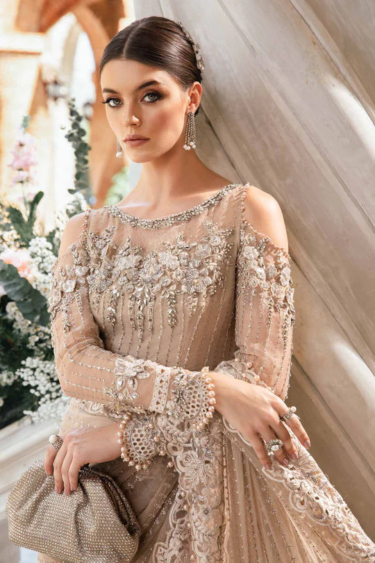 Maria B | Mbroidered Fabrics 2024 | BD-2801 - House Of Hania