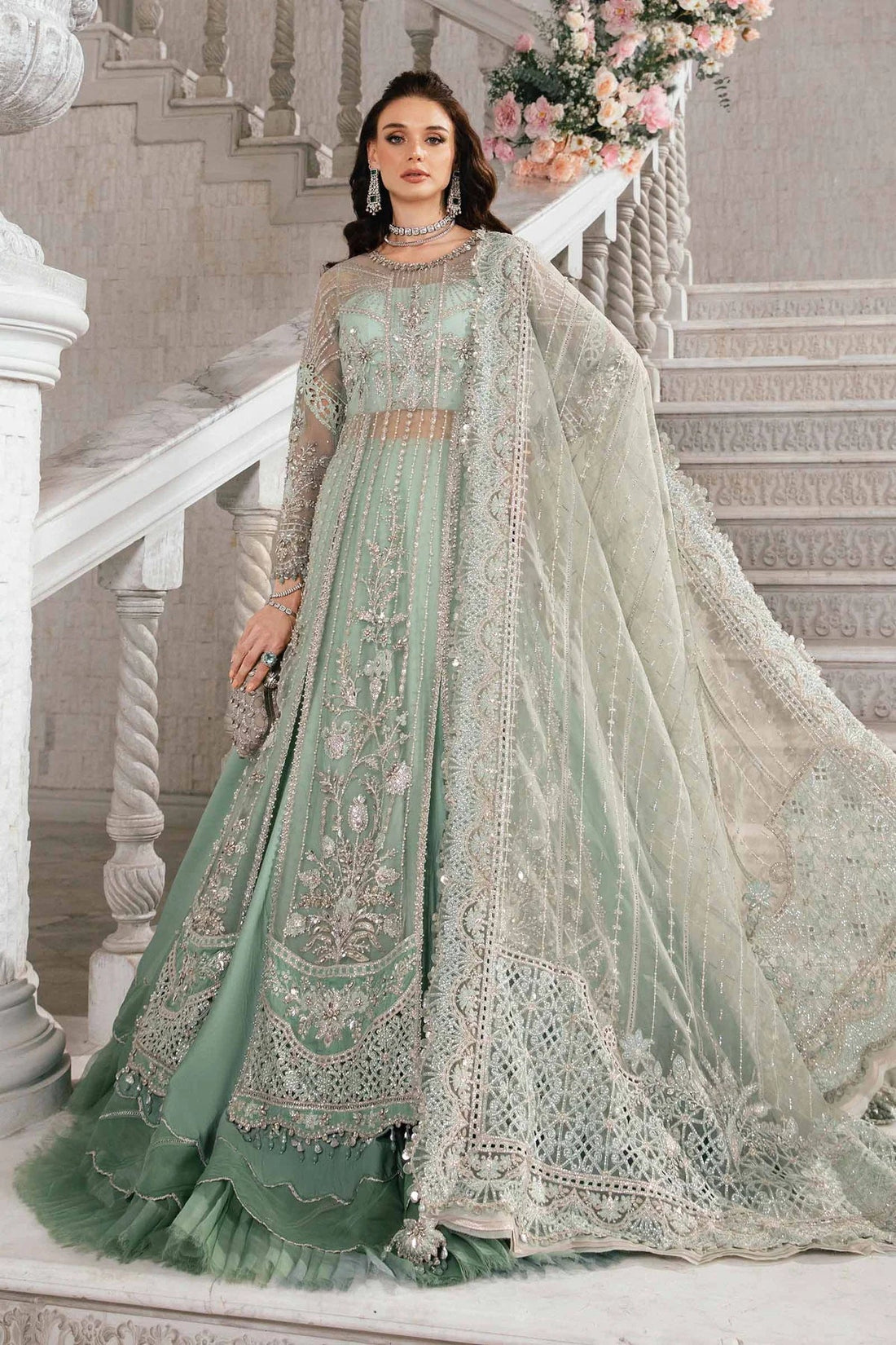 Maria B | Mbroidered Fabrics 2024 | BD-2803 - House Of Hania