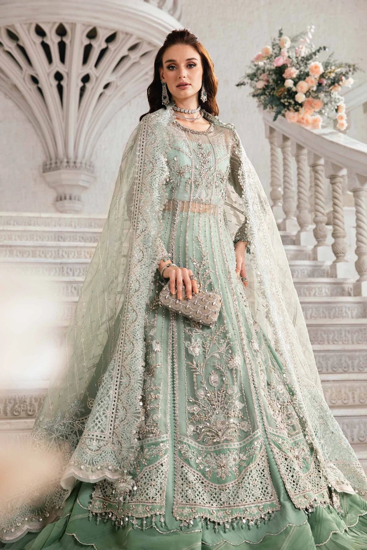 Maria B | Mbroidered Fabrics 2024 | BD-2803 - House Of Hania