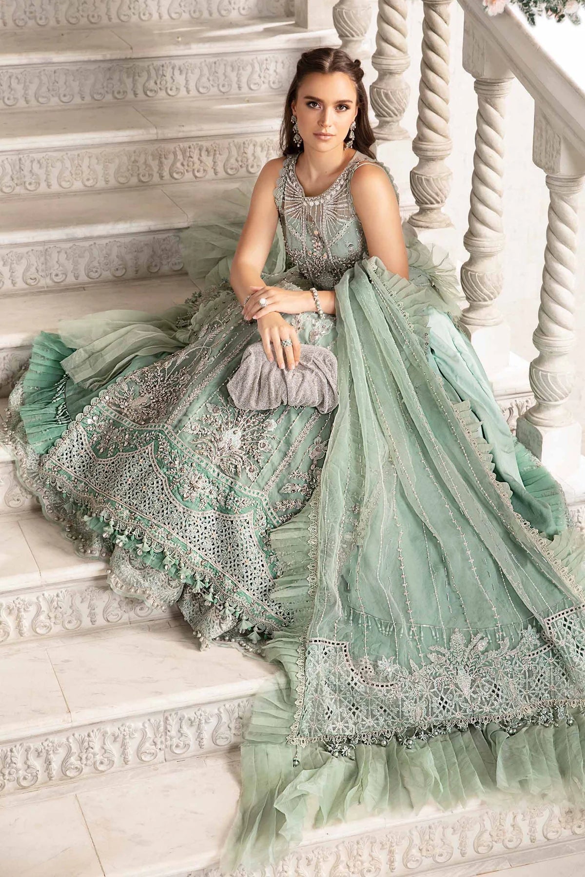 Maria B | Mbroidered Fabrics 2024 | BD-2803 - House Of Hania