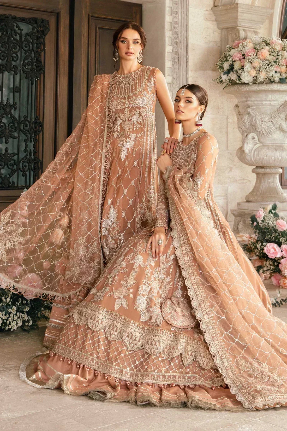 Maria B | Mbroidered Fabrics 2024 | BD-2804 - House Of Hania