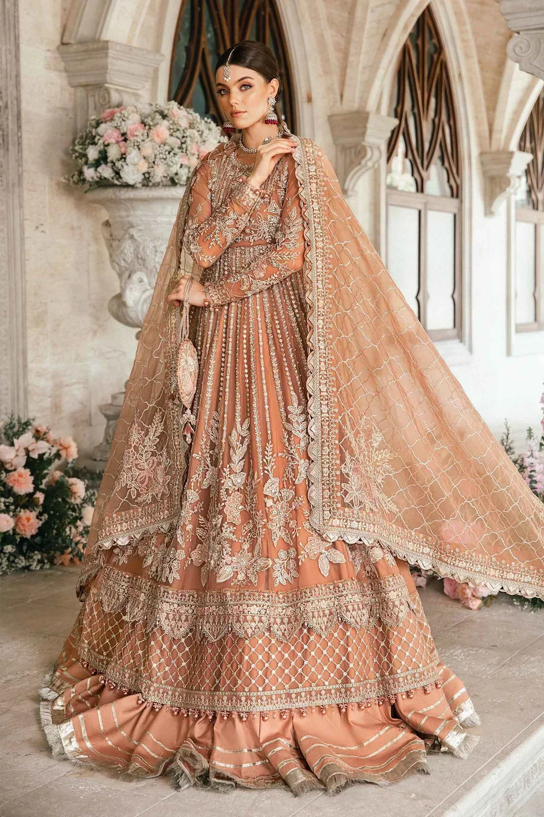 Maria B | Mbroidered Fabrics 2024 | BD-2804 - House Of Hania