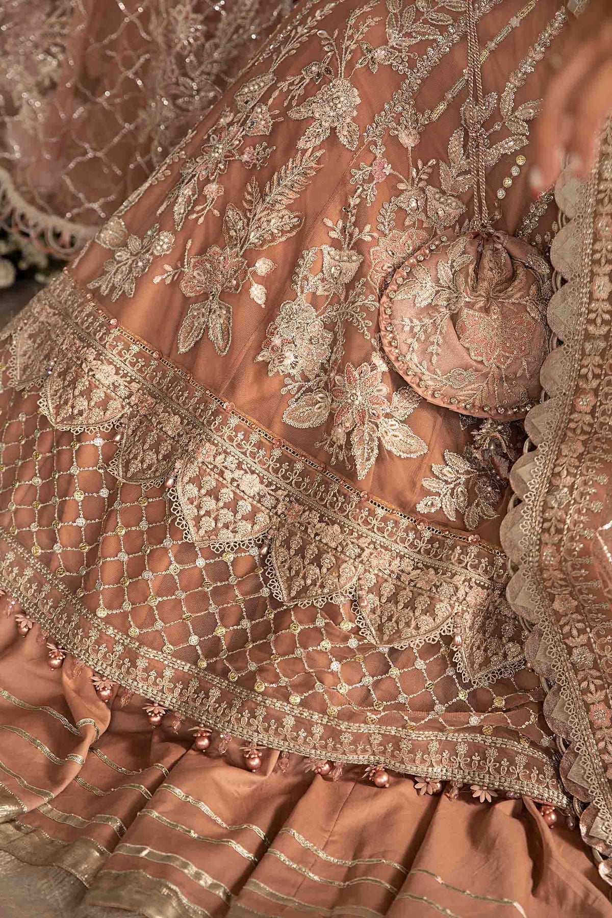 Maria B | Mbroidered Fabrics 2024 | BD-2804 - House Of Hania