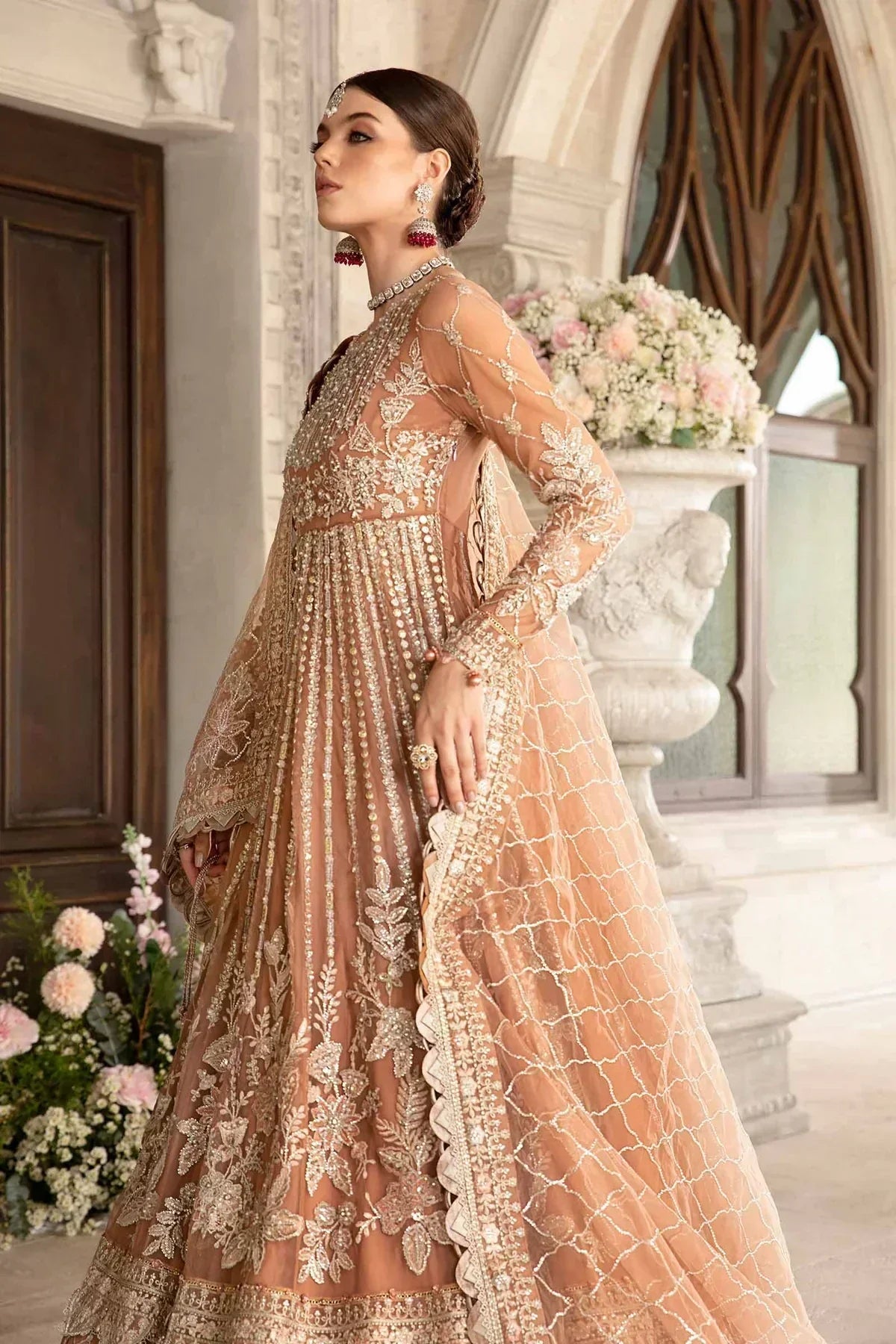 Maria B | Mbroidered Fabrics 2024 | BD-2804 - House Of Hania
