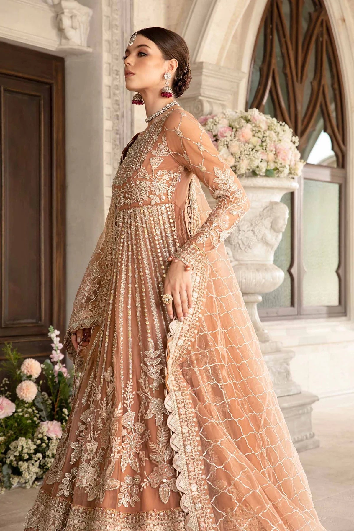 Maria B | Mbroidered Fabrics 2024 | BD-2804 - House Of Hania