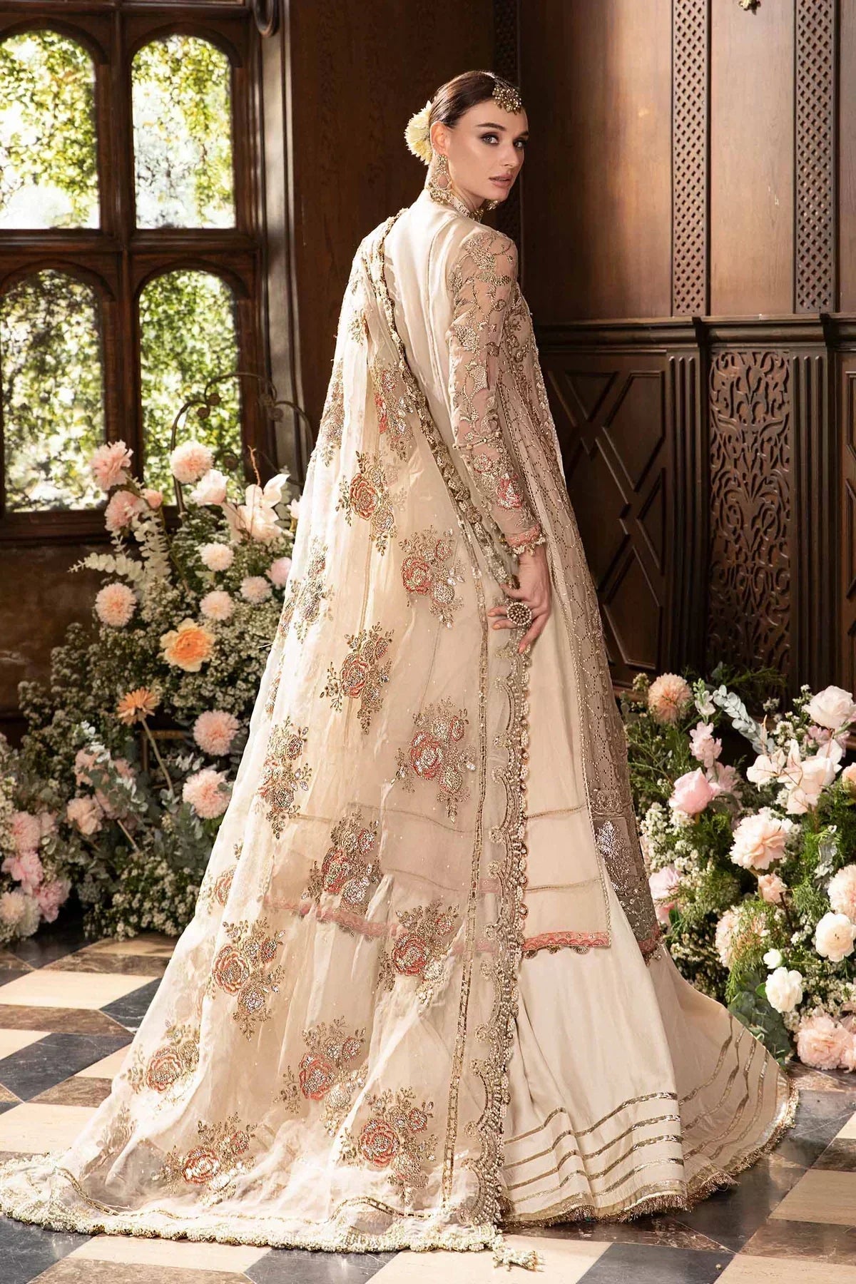 Maria B | Mbroidered Fabrics 2024 | BD-2805 - House Of Hania