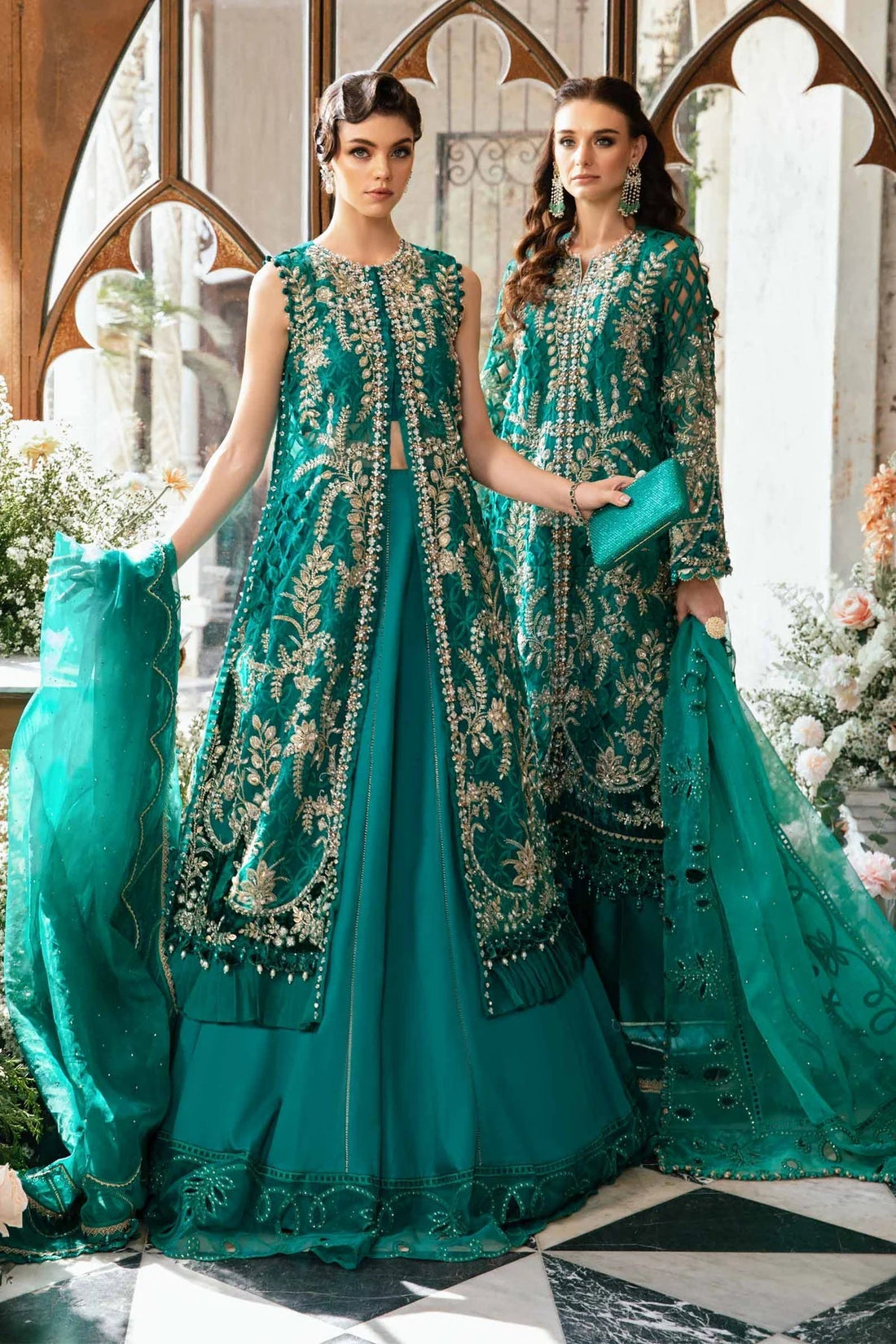 Maria B | Mbroidered Fabrics 2024 | BD-2806 - House Of Hania
