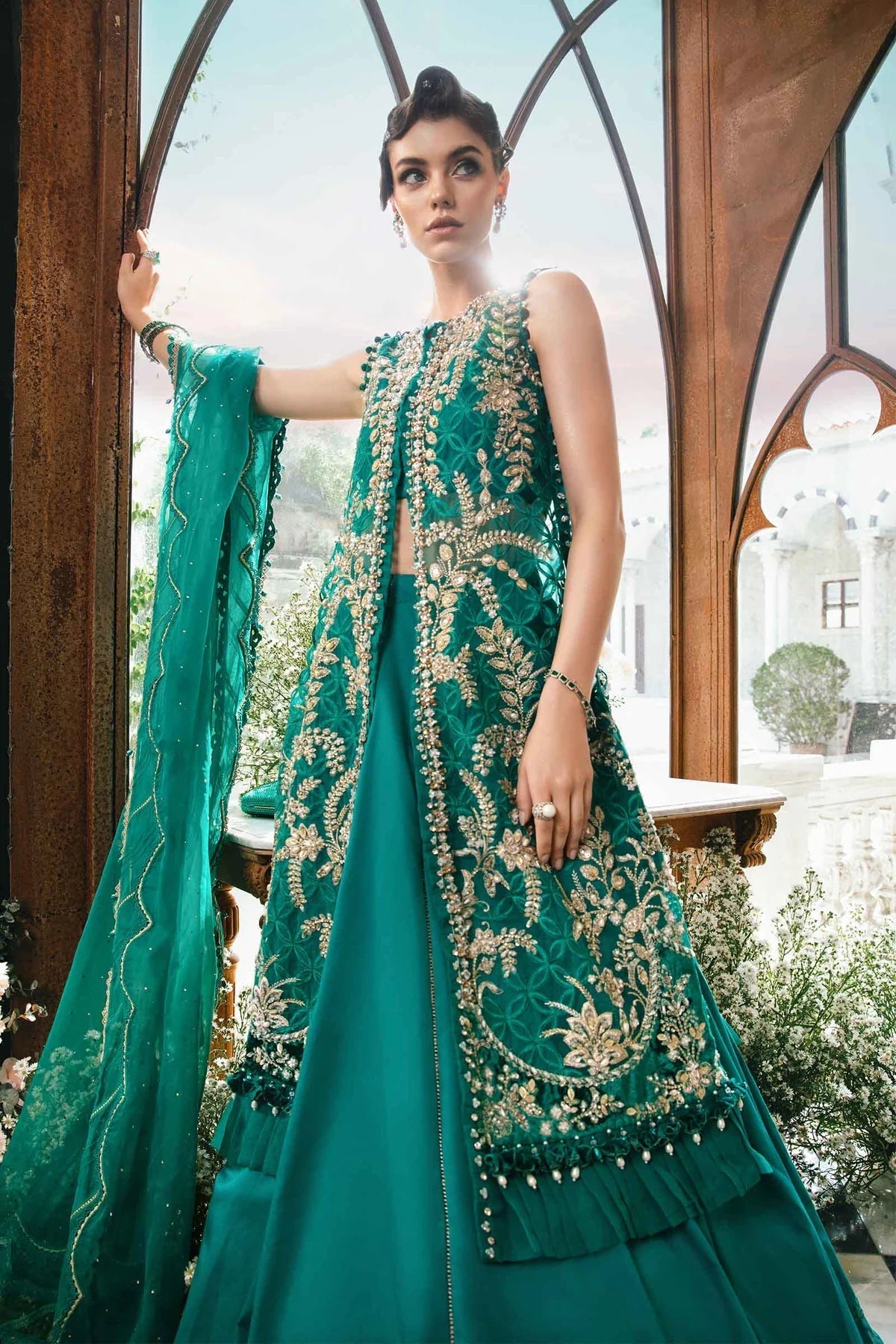 Maria B | Mbroidered Fabrics 2024 | BD-2806 - House Of Hania