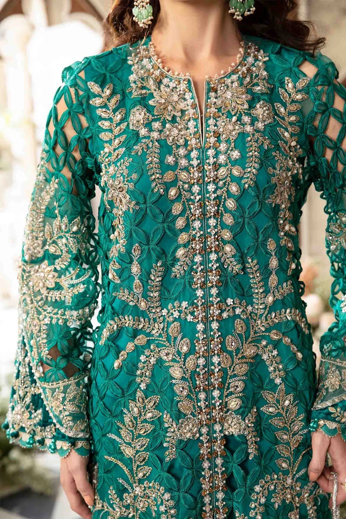 Maria B | Mbroidered Fabrics 2024 | BD-2806 - House Of Hania
