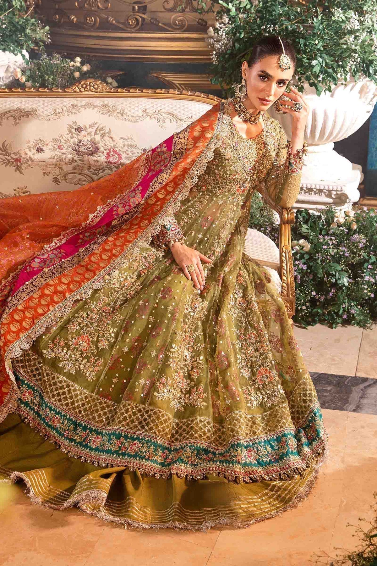 Maria B | Mbroidered Formals 24 | Organza Suit | BD-2906 - House Of Hania