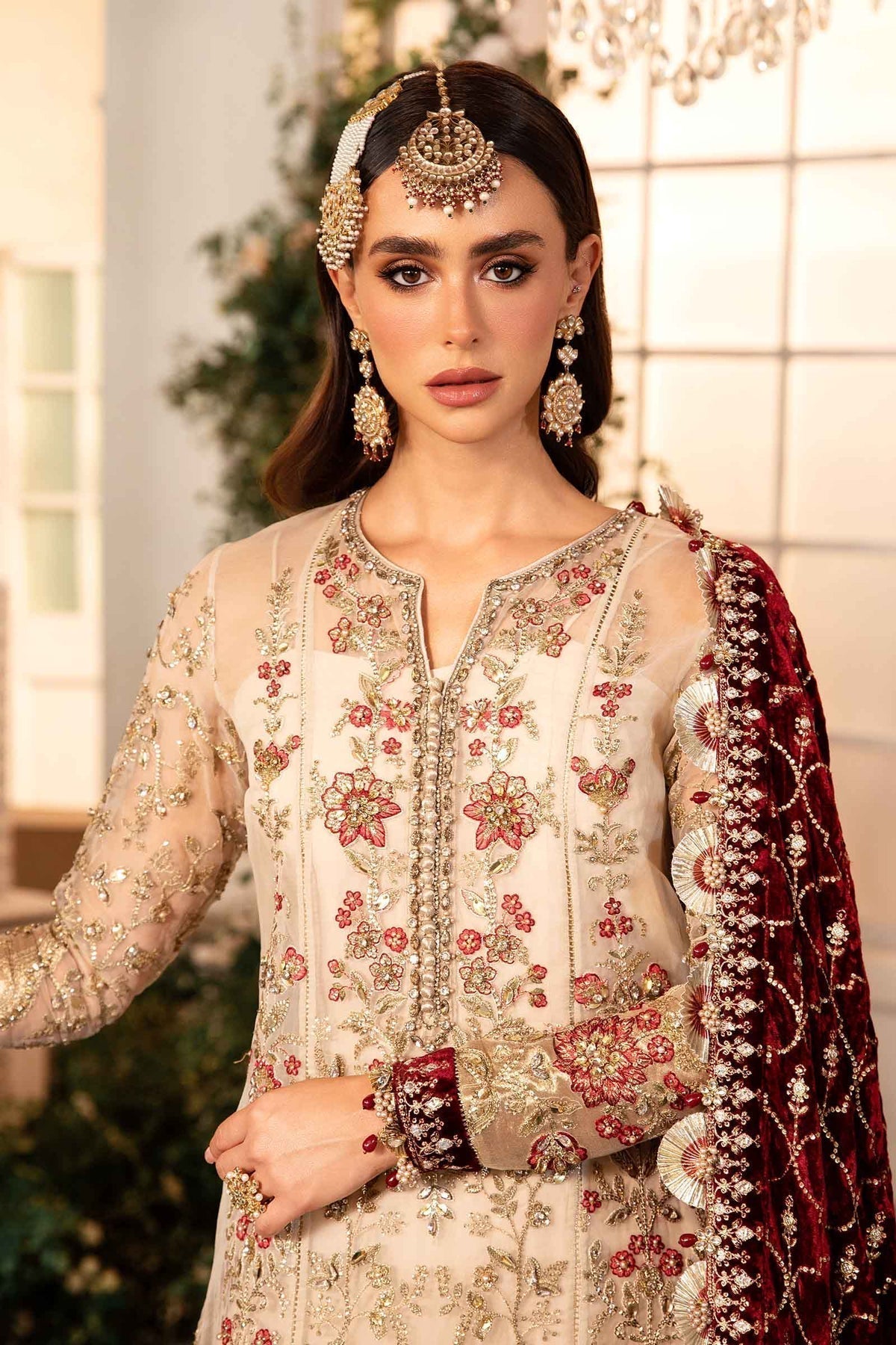 Maria B | Mbroidered Formals 24 | Velvet Suit | BD-2905 - House Of Hania