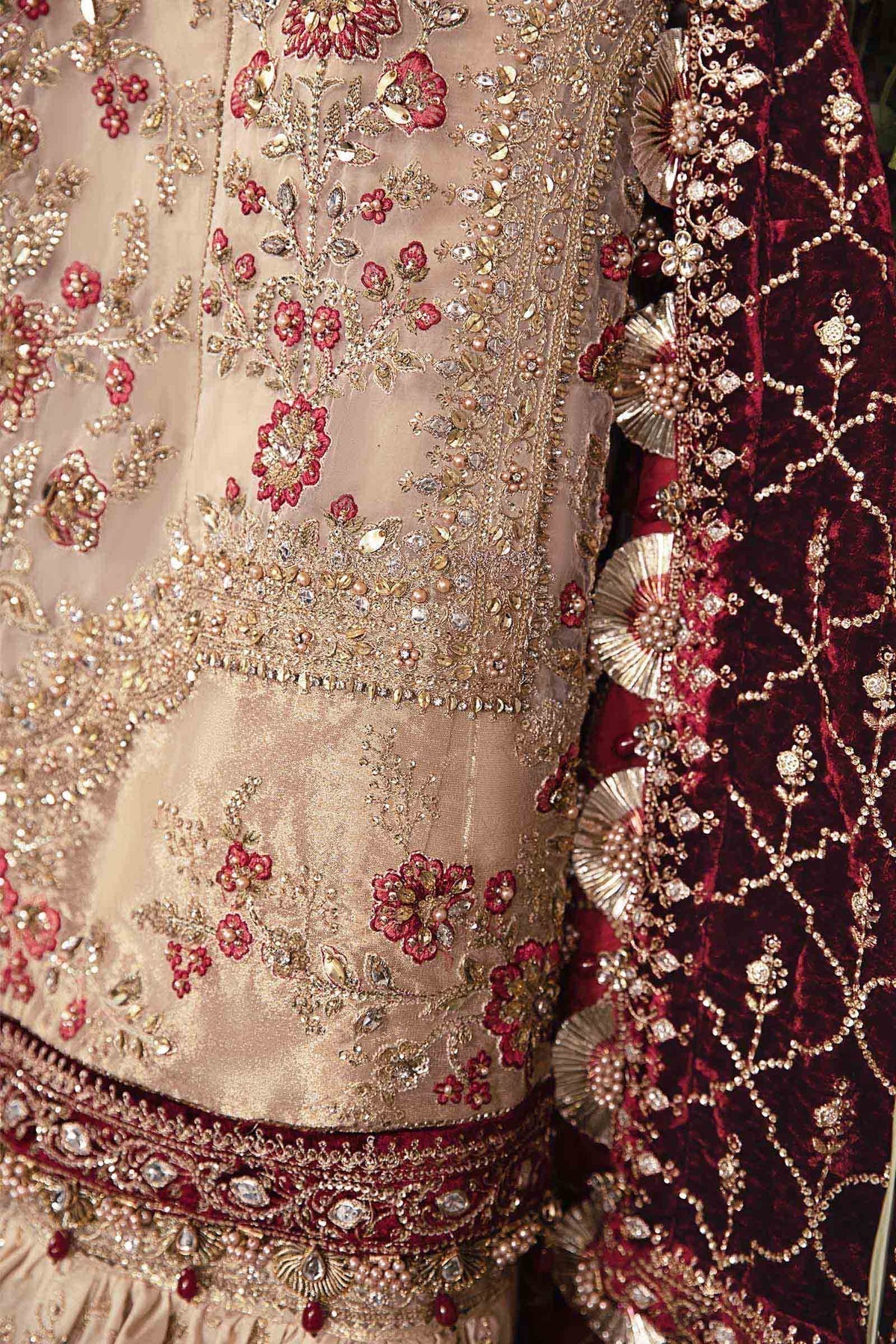 Maria B | Mbroidered Formals 24 | Velvet Suit | BD-2905 - House Of Hania