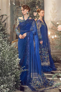 Maria B | Mbroidered Wedding Edition 23 | Cobalt Blue BD-2704 - House Of Hania