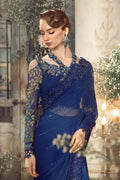 Maria B | Mbroidered Wedding Edition 23 | Cobalt Blue BD-2704 - House Of Hania