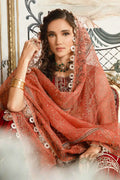 Maria B | Mbroidered Wedding Edition 23 | Maroon BD-2708 - House Of Hania