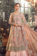 Maria B | Mbroidered Wedding Edition 23 | Pastel Pink BD-2706 - House Of Hania
