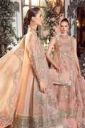 Maria B | Mbroidered Wedding Edition 23 | Pastel Pink BD-2706 - House Of Hania