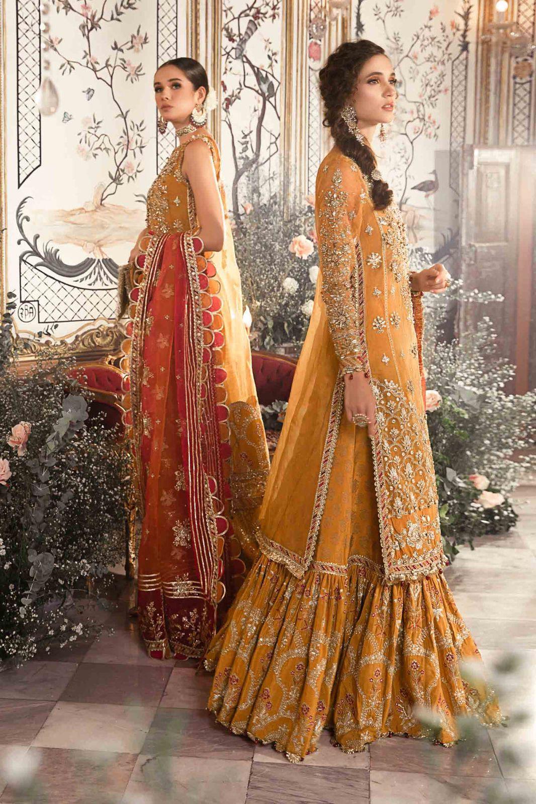 Maria B - Mustard-BD 2707 - House Of Hania