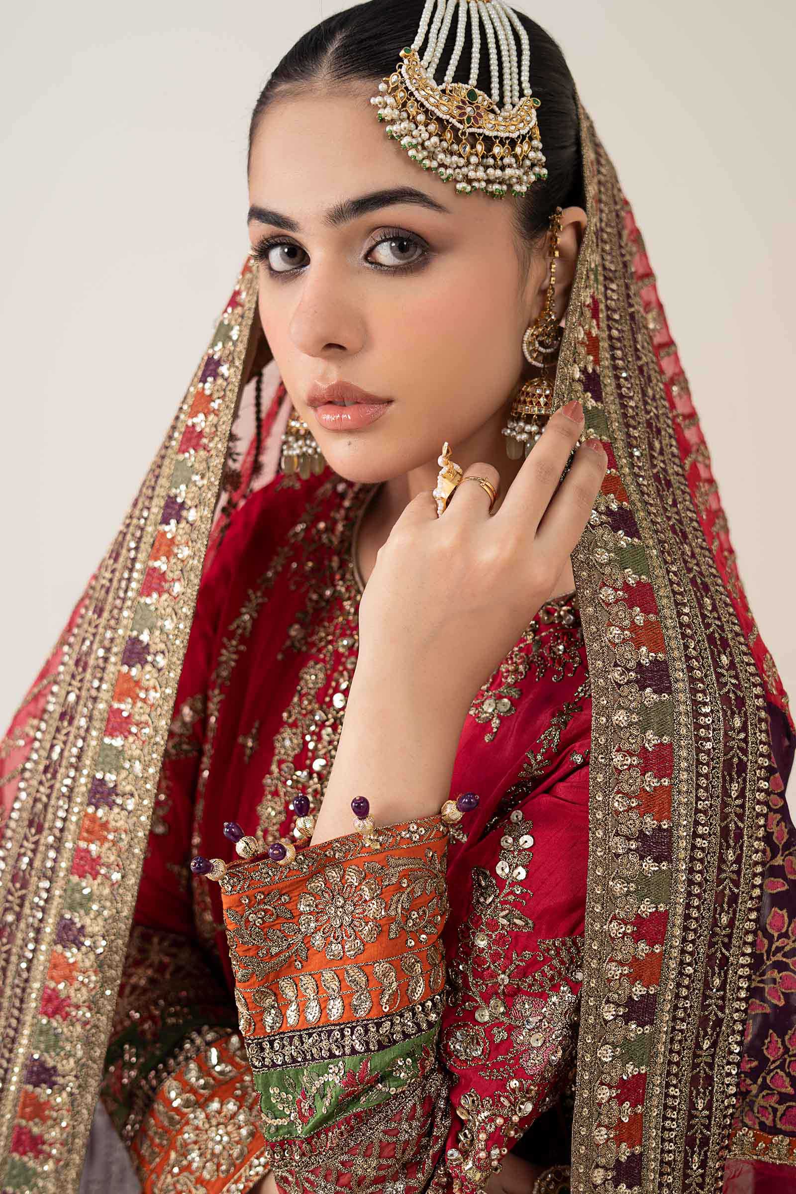 Maria B | Pre Fall 25 | Bamber Raw Silk Suit 14 - House Of Hania