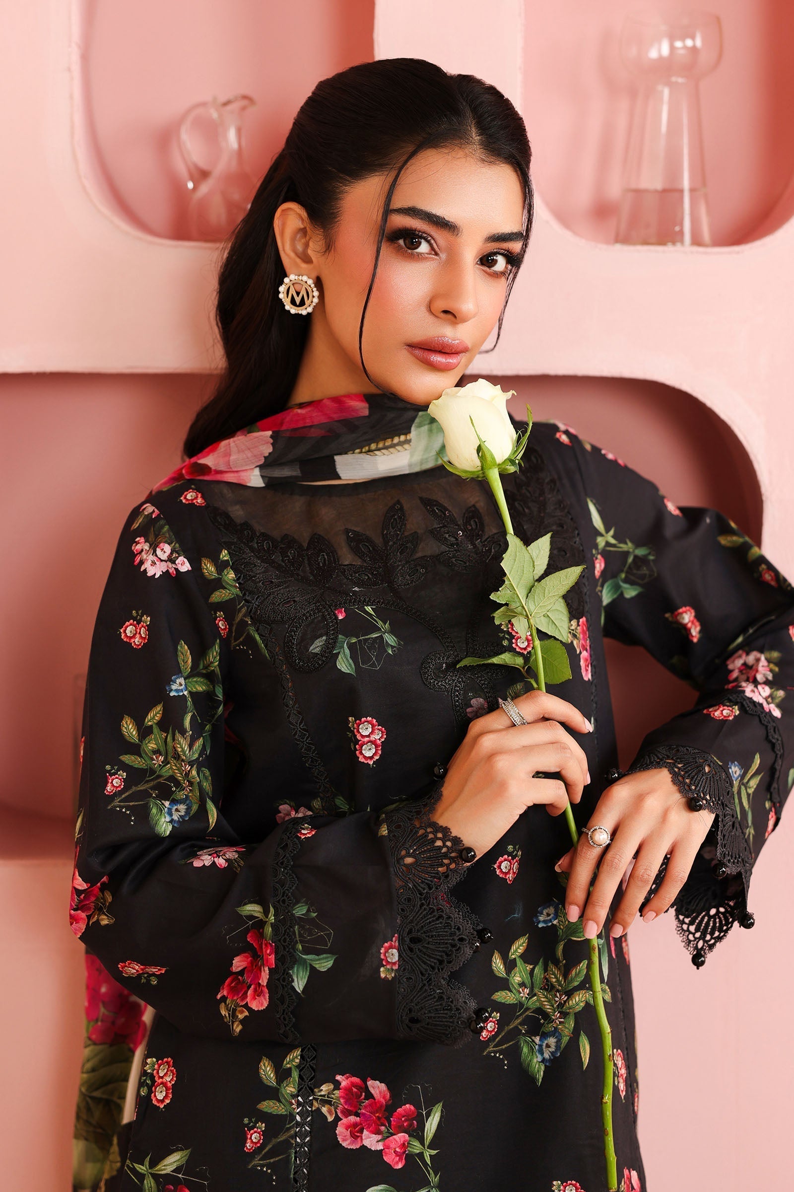 Maria B | Pre Fall 25 | Cotton Suit 10 - House Of Hania