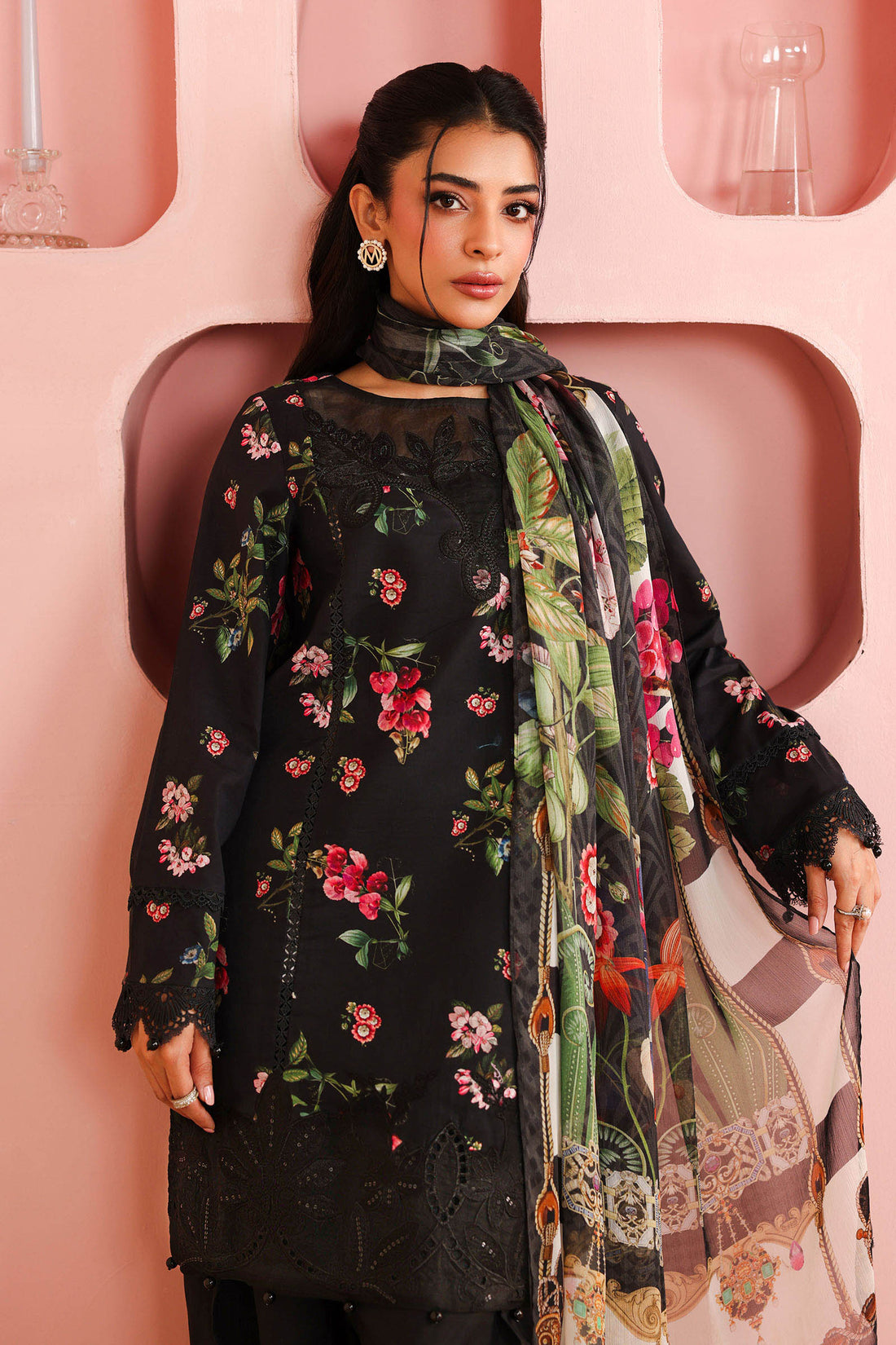 Maria B | Pre Fall 25 | Cotton Suit 10 - House Of Hania