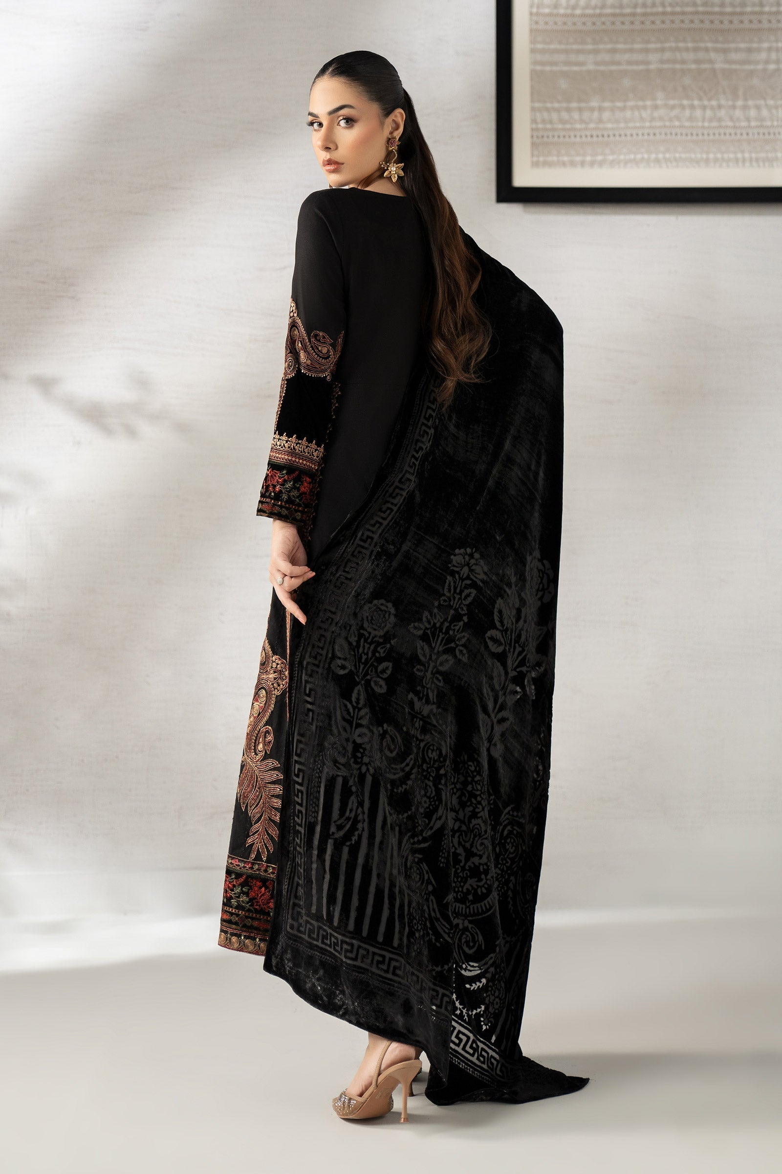 Maria B | Pre Fall 25 | DW-W24-146R1-Black - House Of Hania