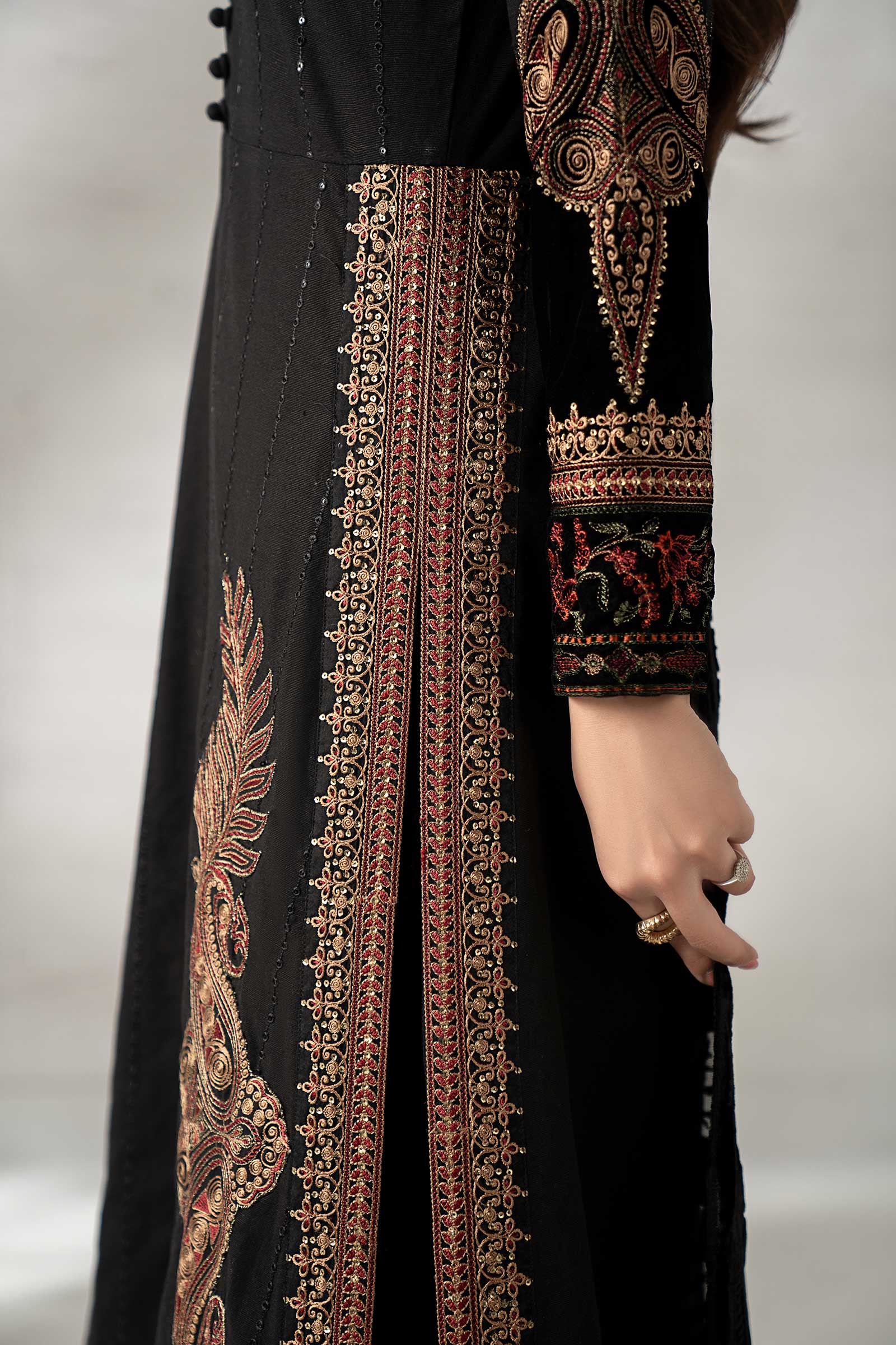 Maria B | Pre Fall 25 | DW-W24-146R1-Black - House Of Hania