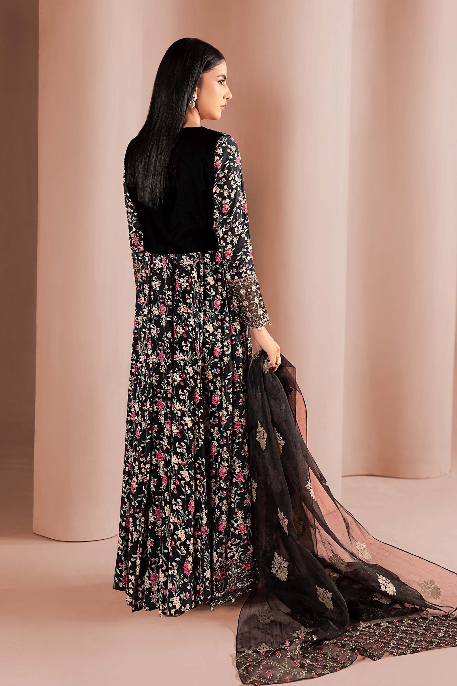 Maria B | Pre Fall 25 | DW-W24-152R1-Black - House Of Hania