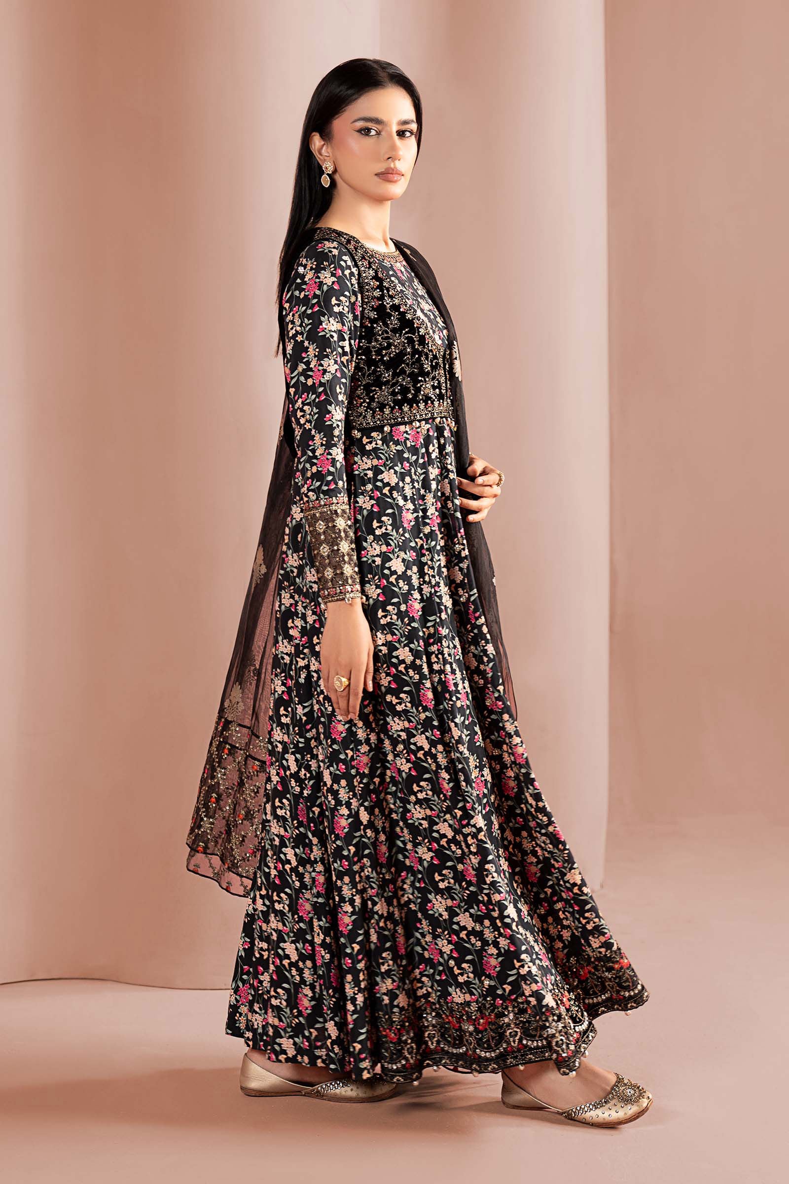 Maria B | Pre Fall 25 | DW-W24-152R1-Black - House Of Hania