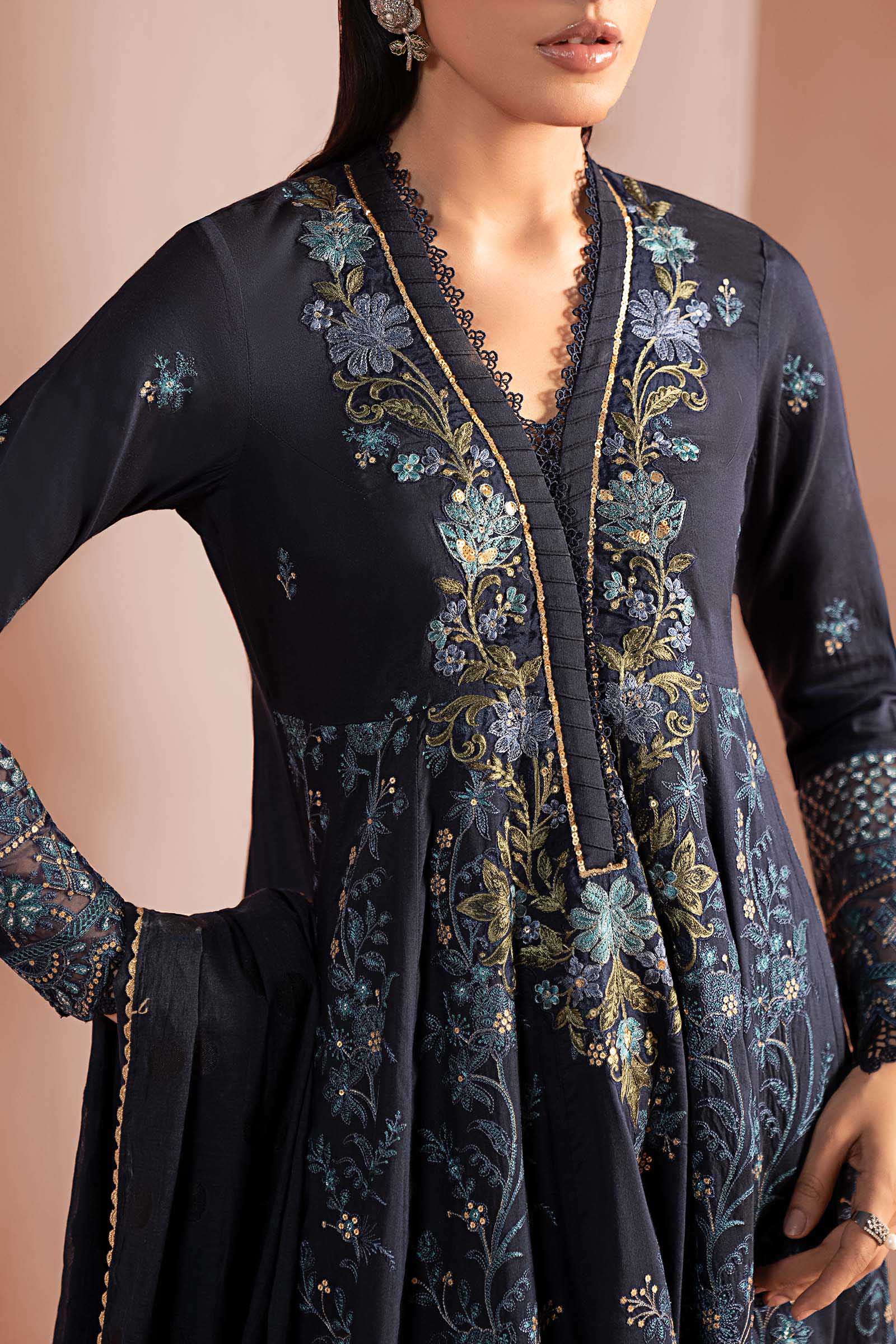 Maria B | Pre Fall 25 | DW-W25-04-Blue - House Of Hania