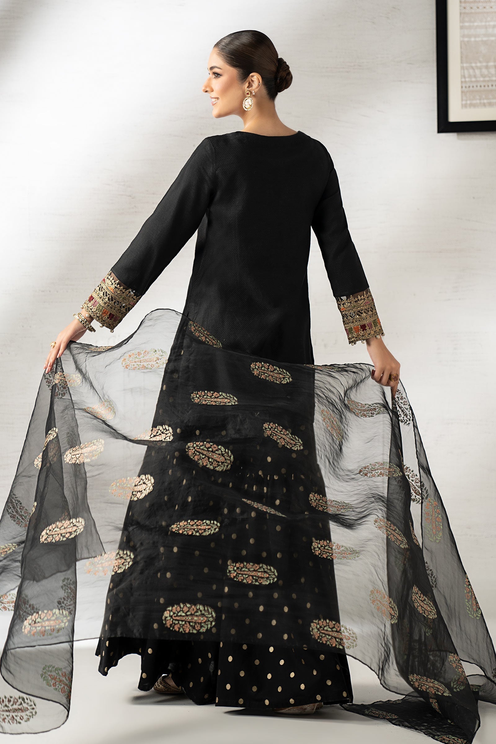 Maria B | Pre Fall 25 | DW-W25-07-Black - House Of Hania