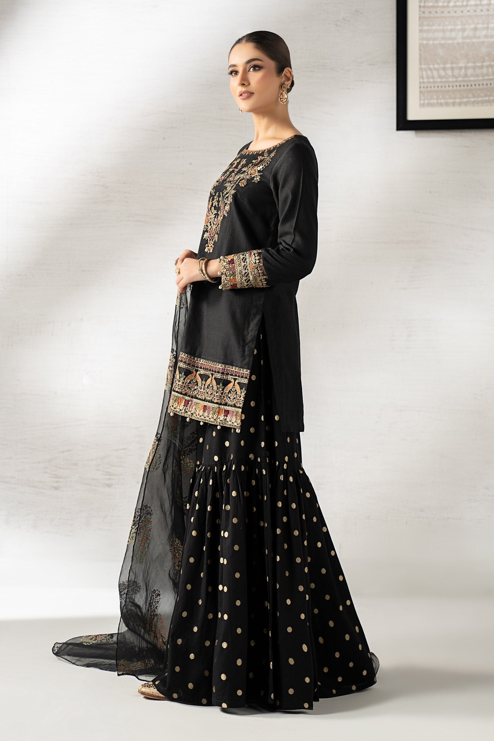 Maria B | Pre Fall 25 | DW-W25-07-Black - House Of Hania