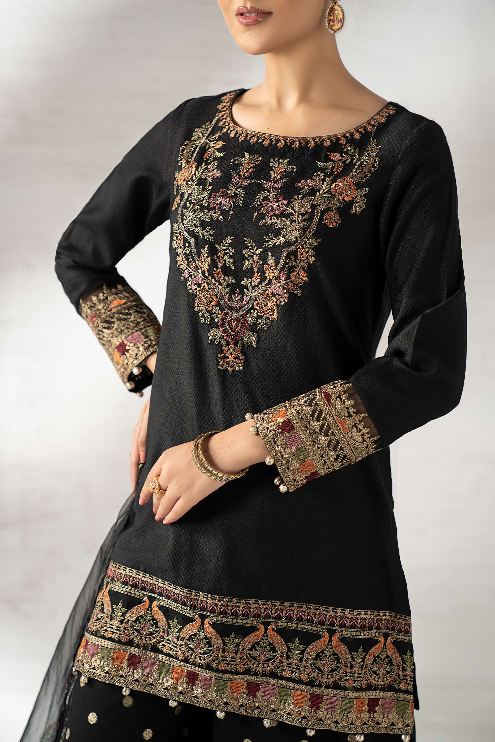Maria B | Pre Fall 25 | DW-W25-07-Black - House Of Hania