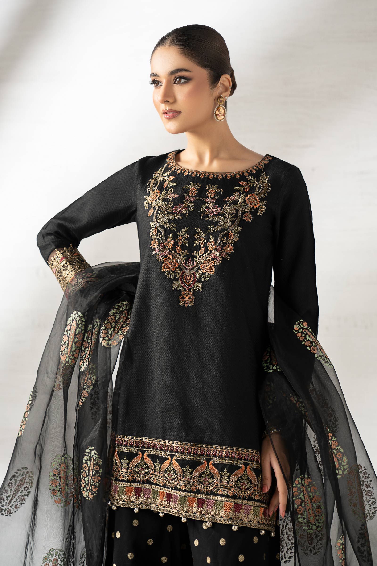 Maria B | Pre Fall 25 | DW-W25-07-Black - House Of Hania