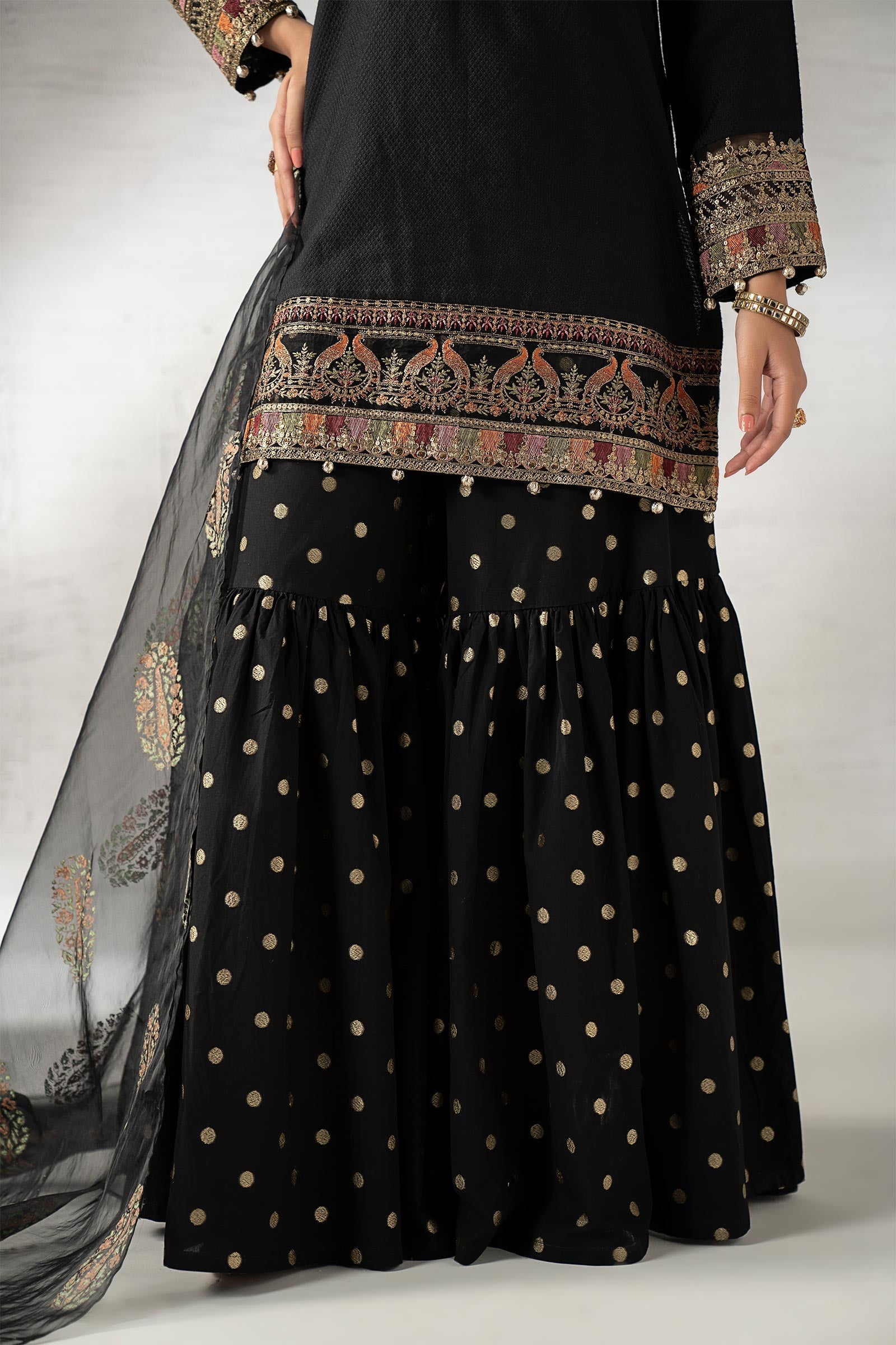Maria B | Pre Fall 25 | DW-W25-07-Black - House Of Hania
