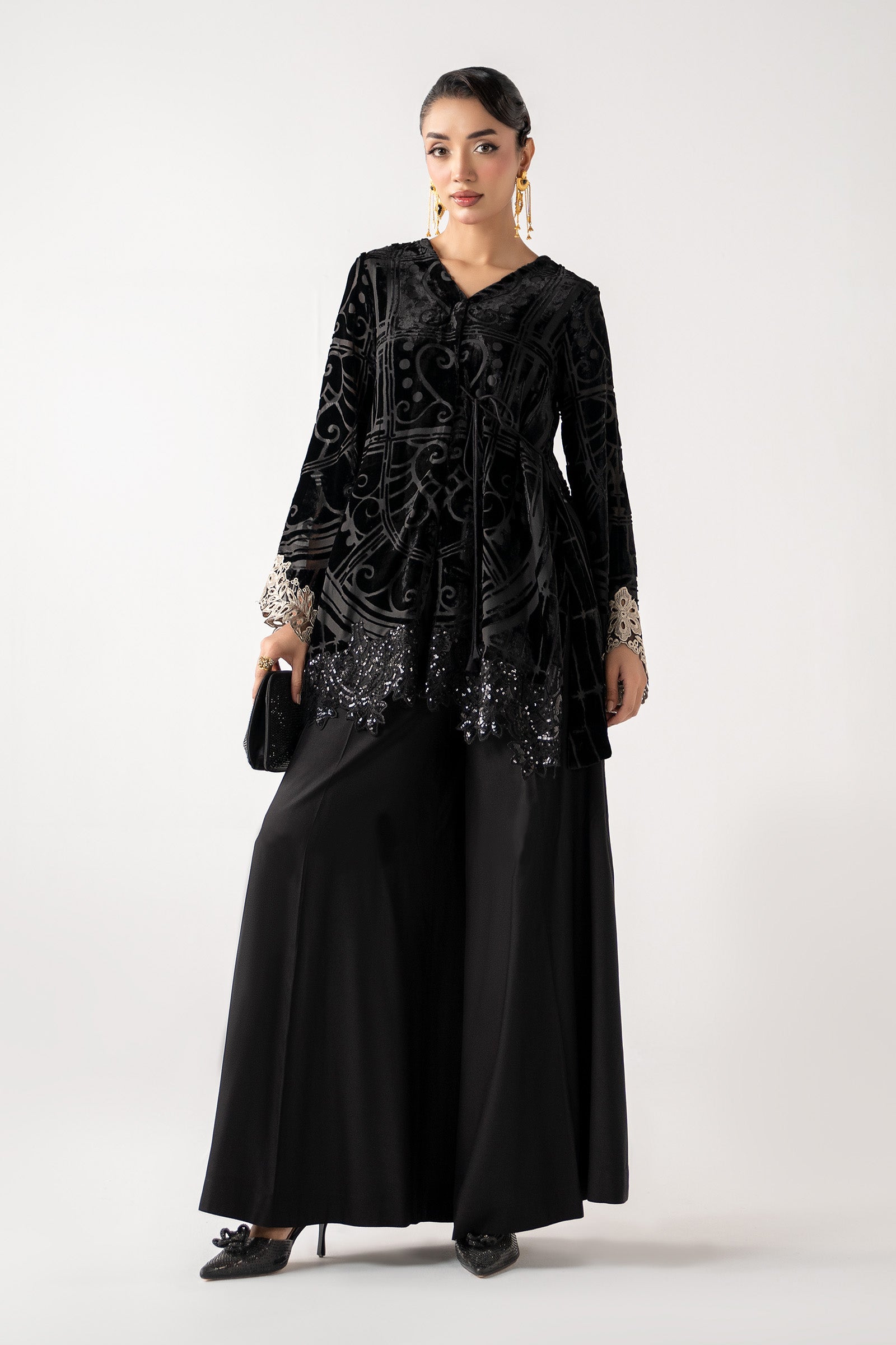 Maria B | Pre Fall 25 | DW-W25-12-Black - House Of Hania